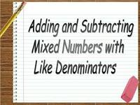 Adding and Subtracting Fractions - Year 4 - Quizizz