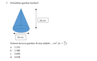 Bagian Kerucut - Kelas 3 - Kuis