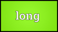 Long Vowels - Year 11 - Quizizz