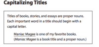 Capitalizing Titles - Class 3 - Quizizz