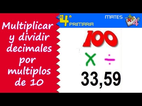 MULTIPLICACIÓN Y DIVISIÓN DECIMALES POR 10, 100 Y 1000. | 120 Plays ...