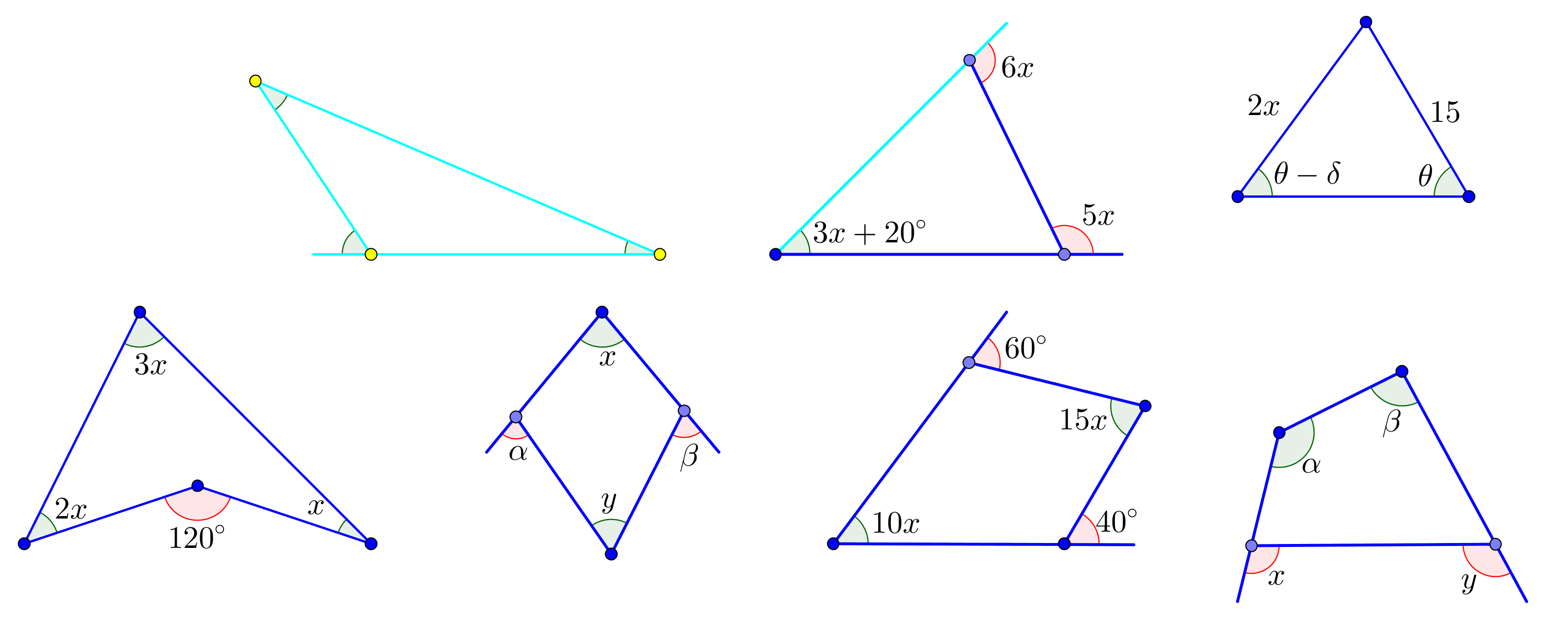 Classificando Triângulos Flashcards - Questionário