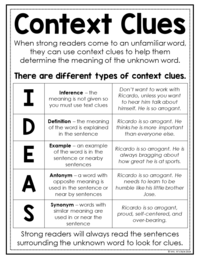 Determining Meaning Using Context Clues - Class 7 - Quizizz