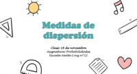 Medidas de variación - Grado 12 - Quizizz