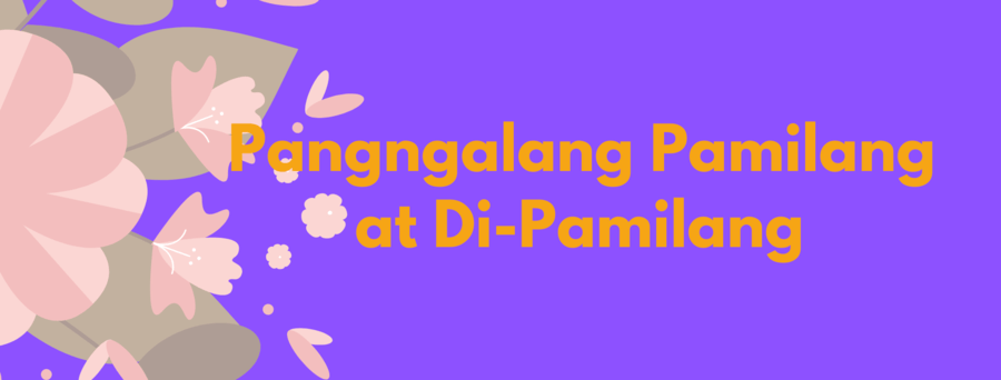 Pangngalang Pamilang at Di-Pamilang | Quizizz
