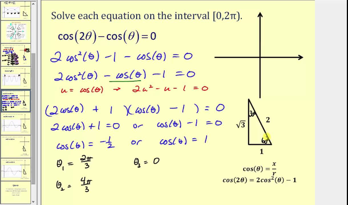 trigonometric equations - Class 10 - Quizizz