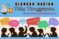 Tanggapan terhadap Sastra - Kelas 7 - Kuis