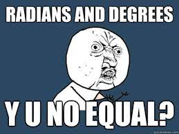 radians and degrees - Grade 12 - Quizizz