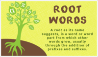 Root Words - Class 5 - Quizizz