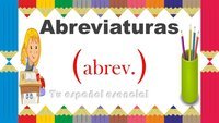 Abreviaturas - Grado 3 - Quizizz