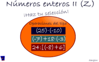 Operaciones con números enteros - Grado 12 - Quizizz