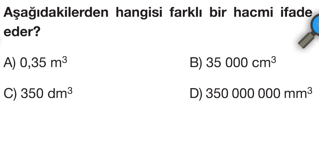 Hacim Olcu Birimleri Mathematics Quizizz