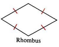 Area of kite and rhombus