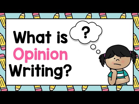 Opinion Writing - Class 4 - Quizizz