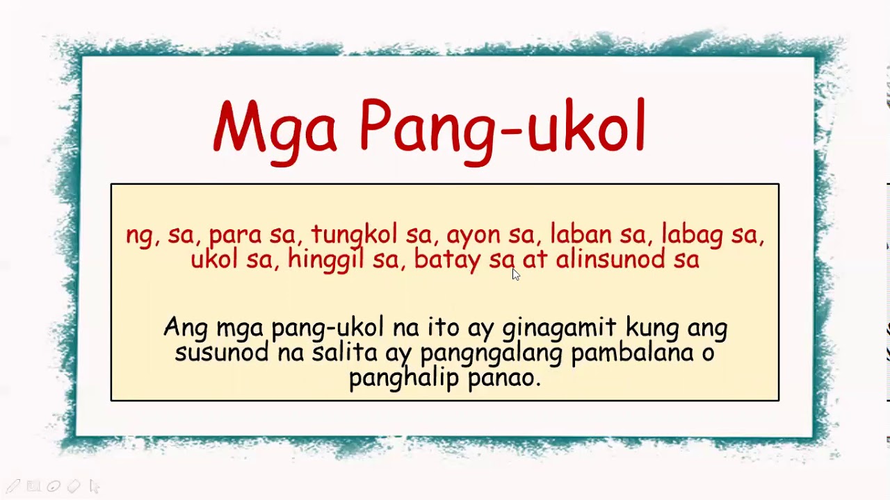 Pang Ukol Worksheet Filipino Pang Ukol Quintin Maddox 9691