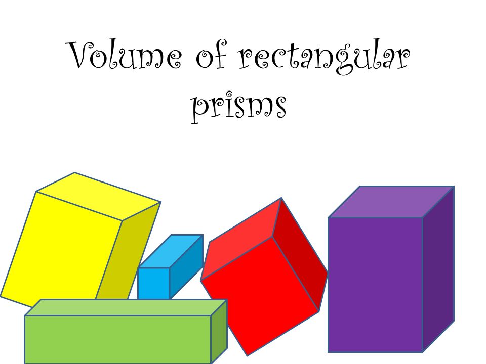 Volume of a Rectangular Prism Flashcards - Quizizz