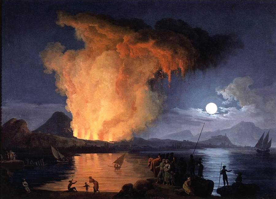 The Eruption of Vesuvius in 79 CE