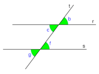 transversal de rectas paralelas - Grado 7 - Quizizz