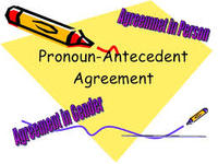 Pronoun-Antecedent Agreement Flashcards - Quizizz