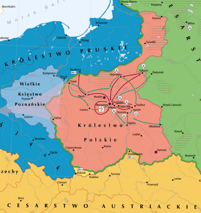 Ziemie polskie w I poł. XIX wieku