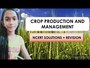 crop production and management