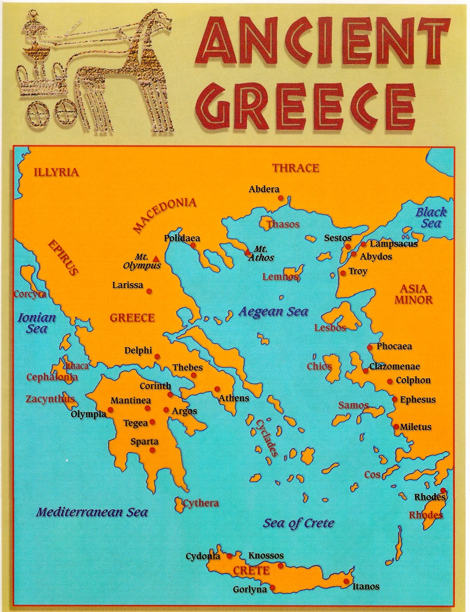 List Of Ancient Greek City Names