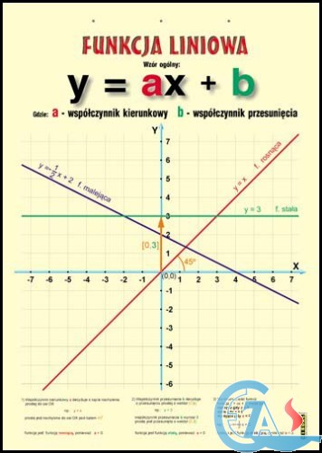 Funkcje liniowe - Klasa 1 - Quiz