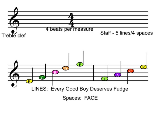 Note Reading In Treble Clef Other Quiz Quizizz