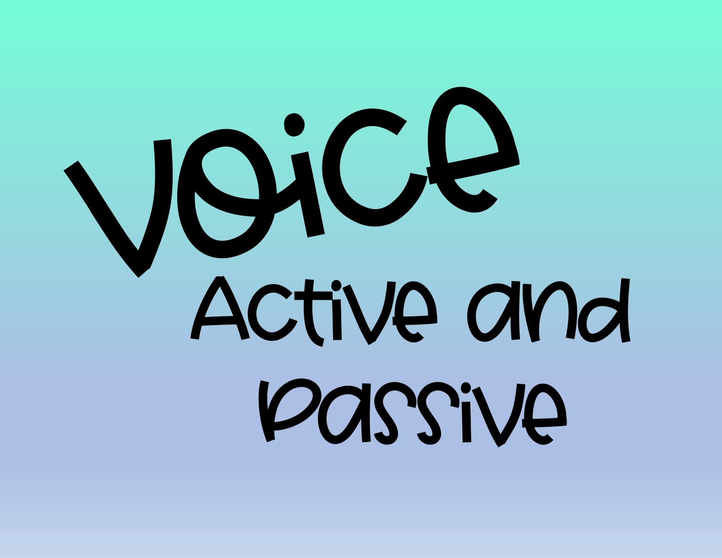 Active and Passive Voice - Class 8 - Quizizz