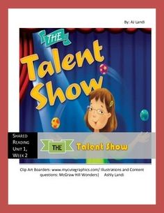 The Talent Show Story Quiz 4th Grade Wonders Unit 1 Week 2 | 148 plays ...