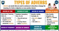 Adverbs - Class 1 - Quizizz