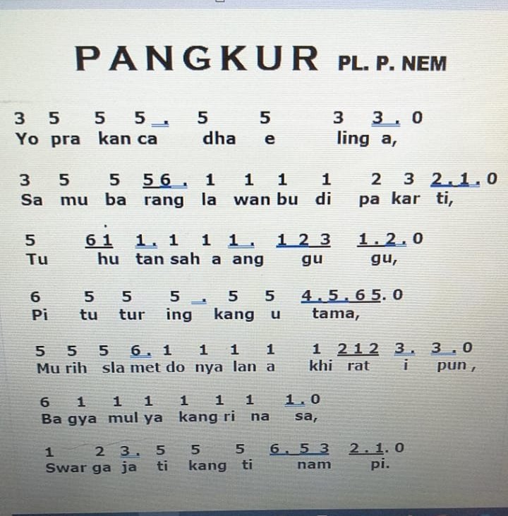 Tibaning swara ing pungkasaning gatra diarani