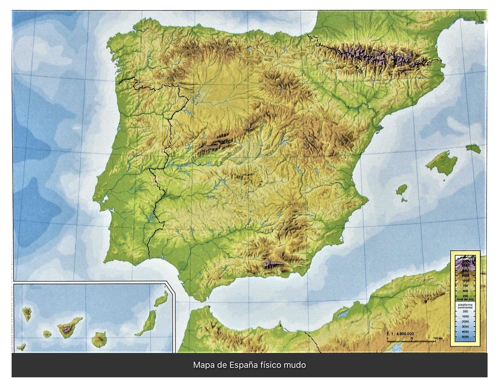 Geografía Y Costas De España Quizizz 7615