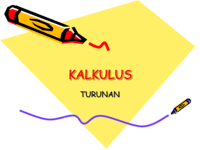 turunan - Kelas 11 - Kuis