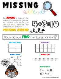 Subtraction and Missing Numbers - Grade 1 - Quizizz