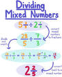 Dividing mixed numbers by frations