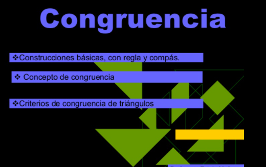 congruencia Tarjetas didácticas - Quizizz