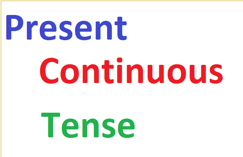 Simple Present Continuous Tense Quiz 