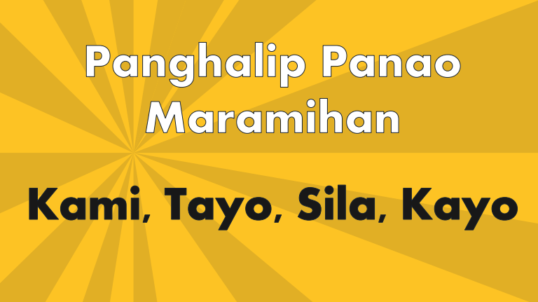 Panghalip Panao Kamitayosilakayo Questions And Answers For Quizzes And Worksheets Quizizz 4989