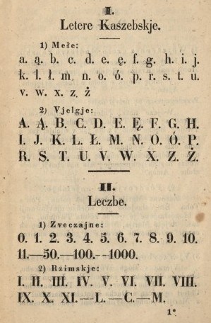 Litery: rząd domowy - Klasa 4 - Quiz