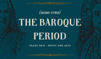 Quarter 2 Week 3 - The Baroque Period