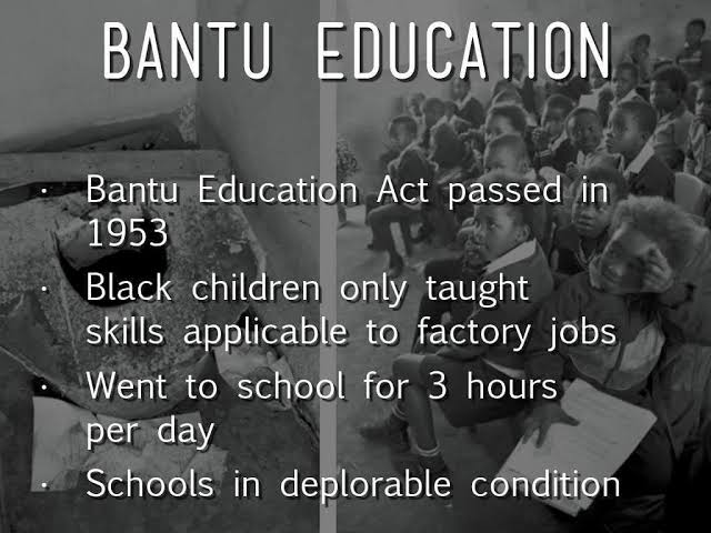 bibliography of bantu education act (1953)