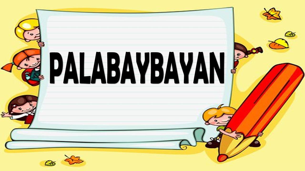 Palabaybayan H