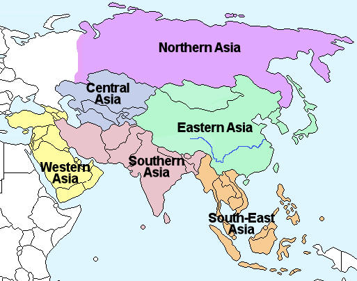 Five regions of asia Quiz - Quizizz