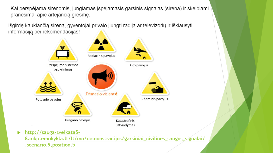 CIVILINĖS SAUGOS SIGNALAI | Life Skills - Quizizz