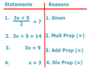 Algebraic Proofs