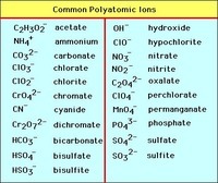 Polyatomic Ions - Grade 11 - Quizizz