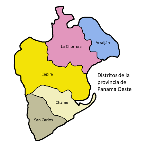 Ubicación geográfica de nuestra provincia de Panamá Oeste | Quizizz