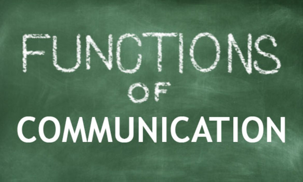 What Are The 5 Main Functions Of Communication