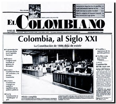 Colombia en el siglo XX